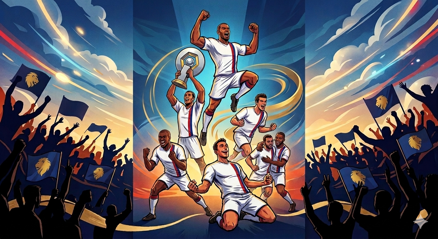 Olympique Lyonnais – 7 Consecutive Ligue 1 Titles 2002–2008